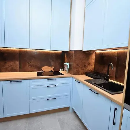 Apartament Blue Bastion Walowa 23C Z Klimatyzacja I Miejscem Parkingowym W Podziemnym Parkingu Danzig Exterior foto