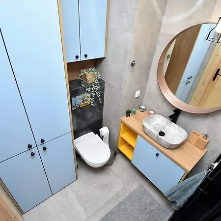 Apartament Blue Bastion Walowa 23C Z Klimatyzacja I Miejscem Parkingowym W Podziemnym Parkingu Danzig Exterior foto