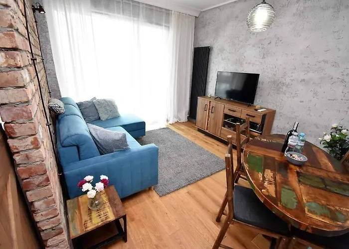 Apartament Blue Bastion Walowa 23C Z Klimatyzacja I Miejscem Parkingowym W Podziemnym Parkingu