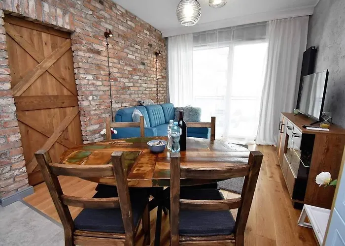 Apartament Blue Bastion Walowa 23C Z Klimatyzacja I Miejscem Parkingowym W Podziemnym Parkingu